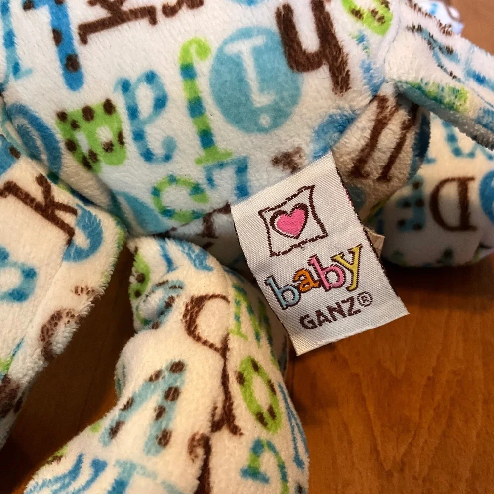 Baby Ganz Pitter Pattern‎ Elephant Plush Toy Love Baby Ganz Stuffed Animal